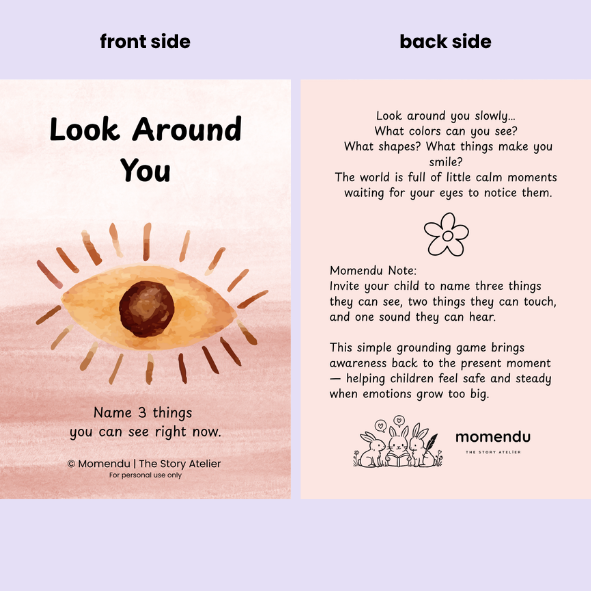 Calm Down Cards for Kids | Printable Mindfulness Activities | Emotional Regulation Flashcards | The Calm Collection by Momendu